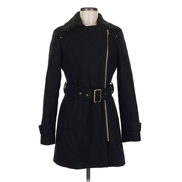 Black Kenneth Cole Trench - Picture 1 of 5